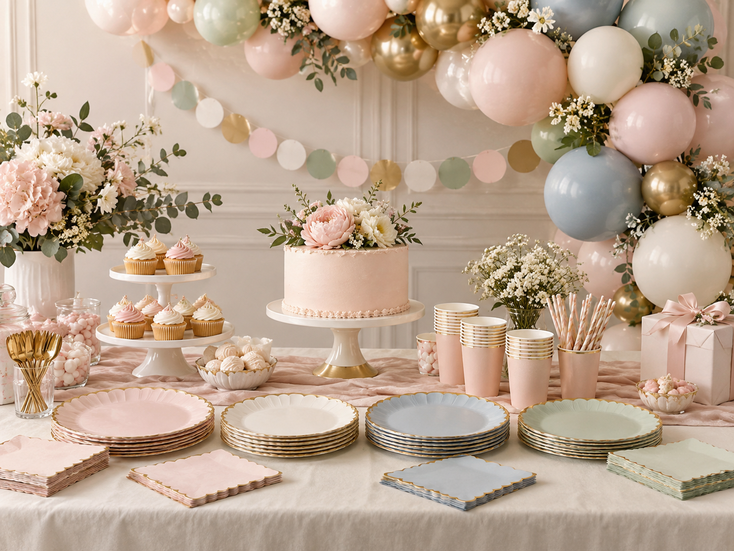 Pink theme set