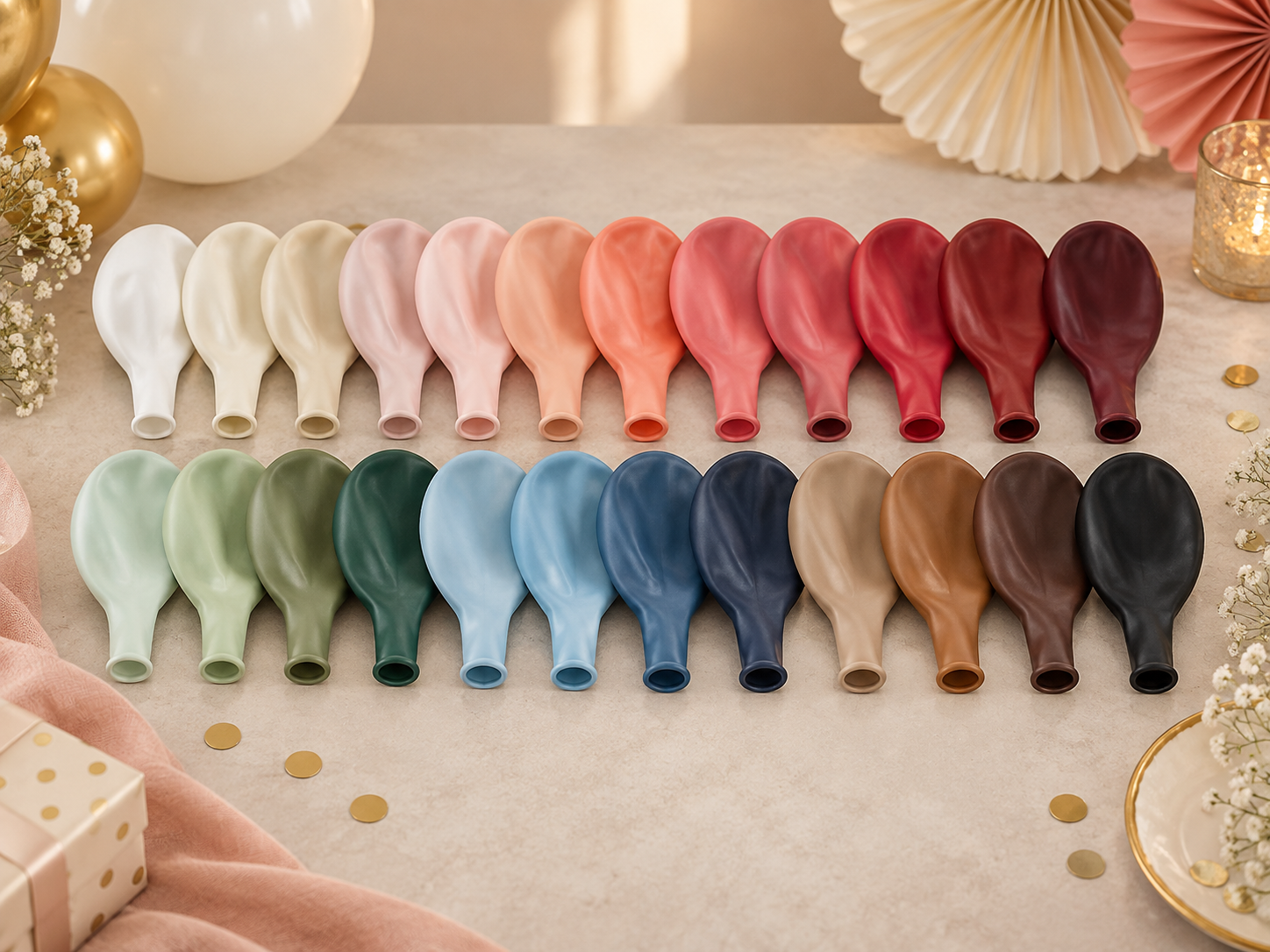 Mixed colour range