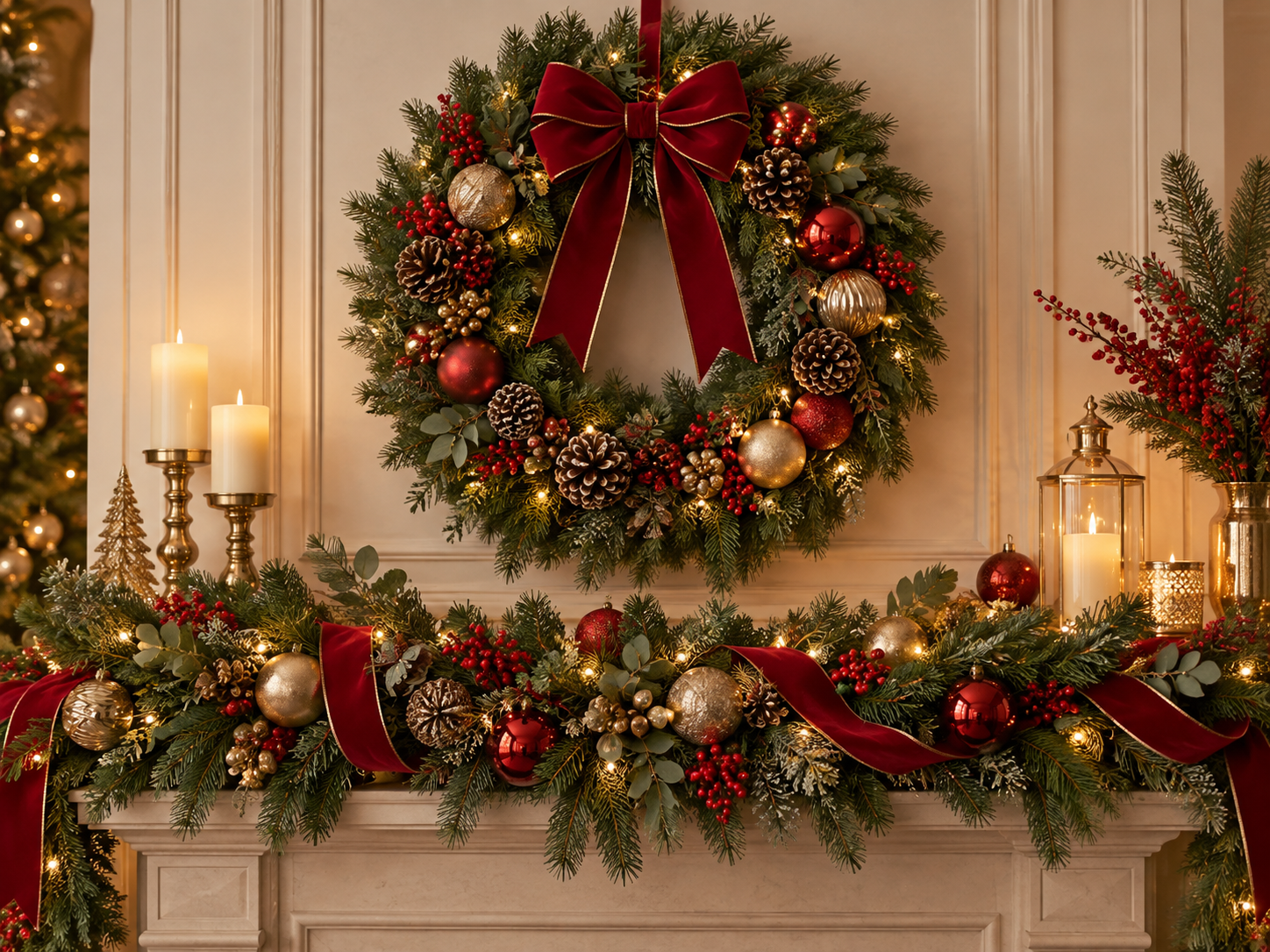 Wreath and garland