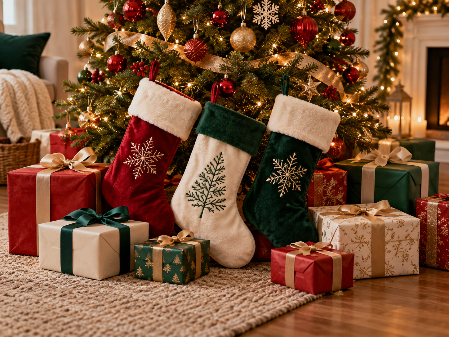Stocking and gifts