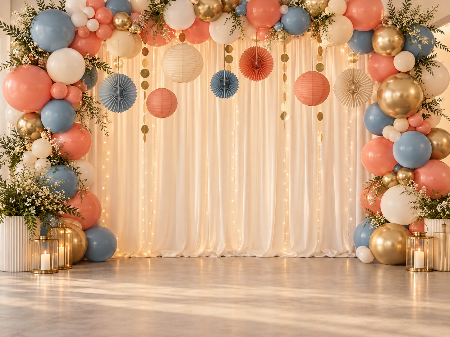 Backdrop setup