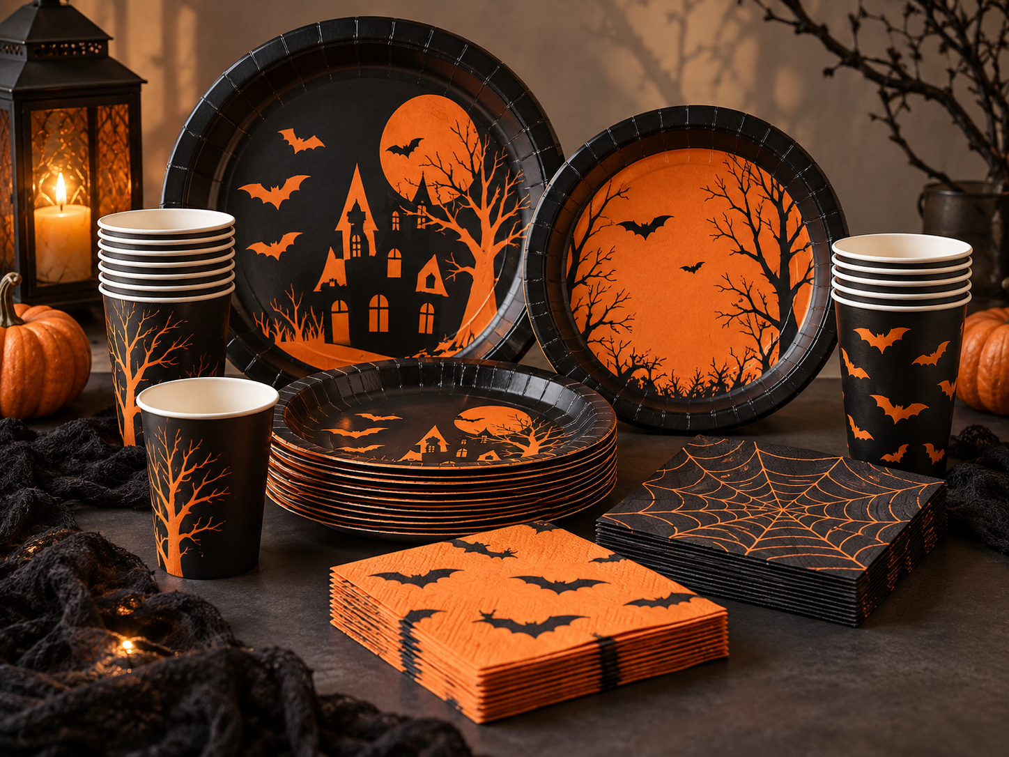 Halloween tableware