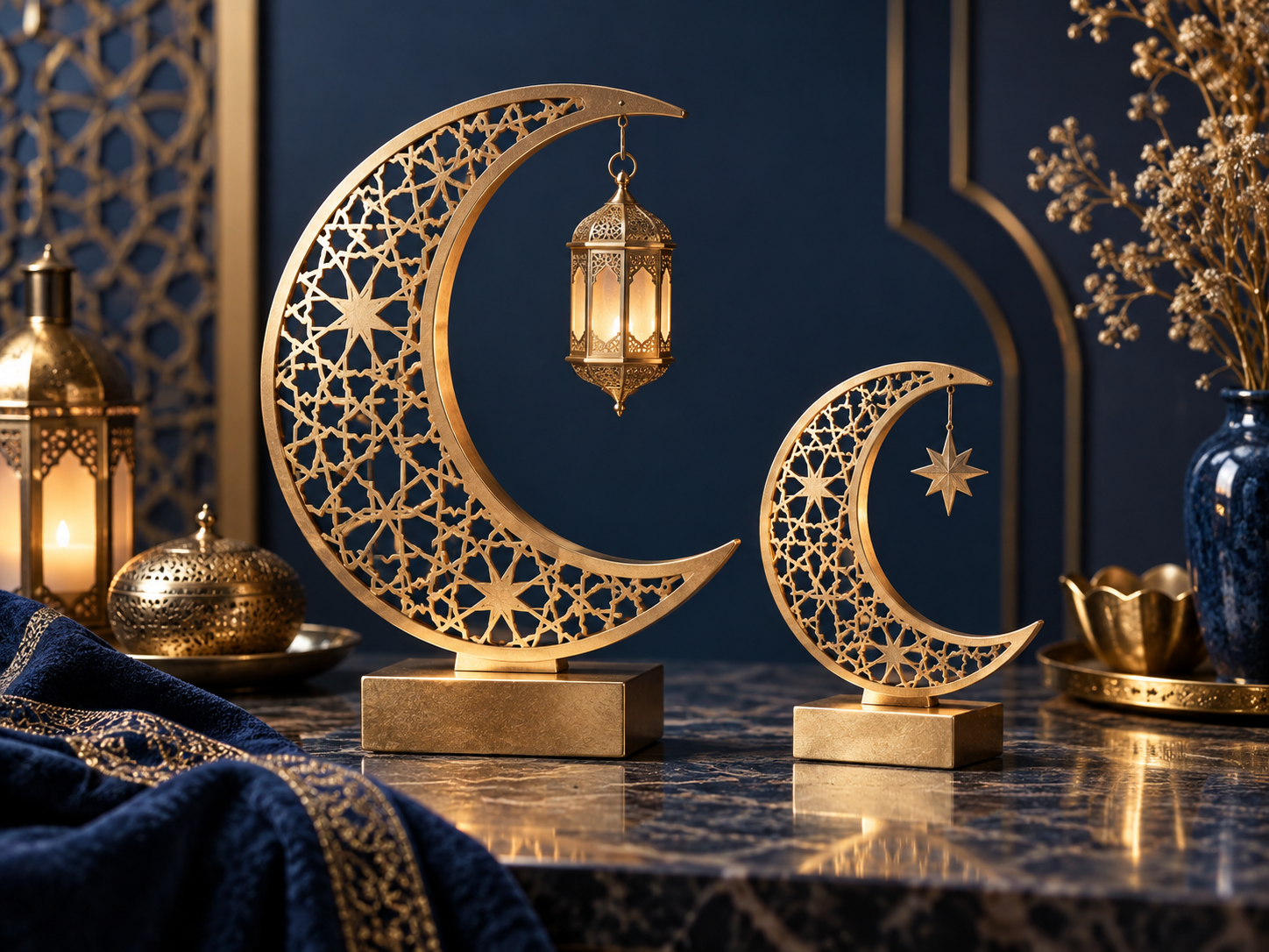 Crescent decor