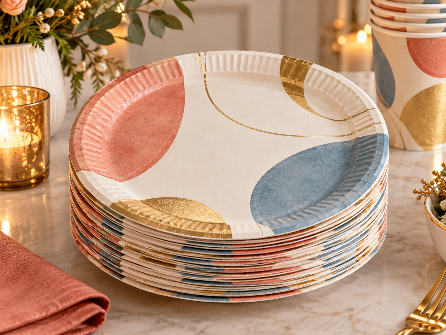 Paper plate stack
